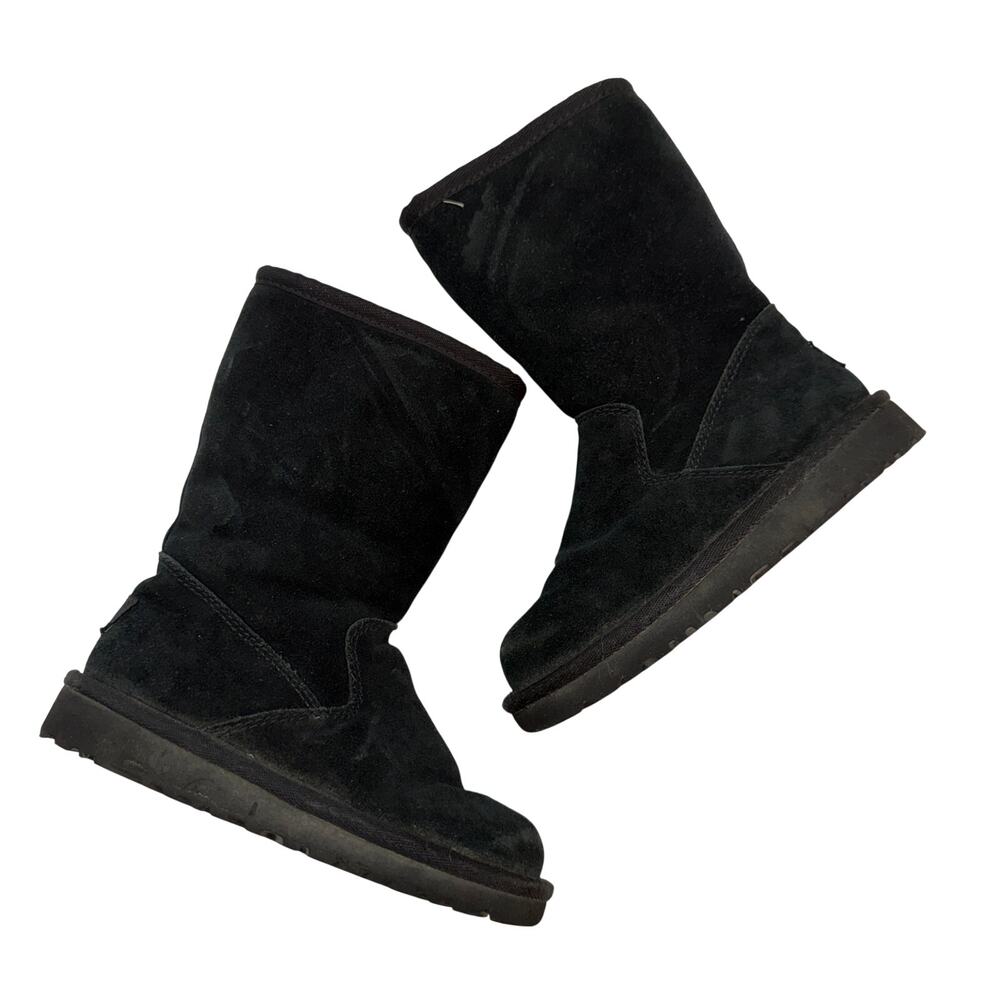 UGG Black Lil Sunshine Tall Winter Boot Girls 10